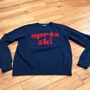 Cashmere Apres Ski sweater! Local boutique made.